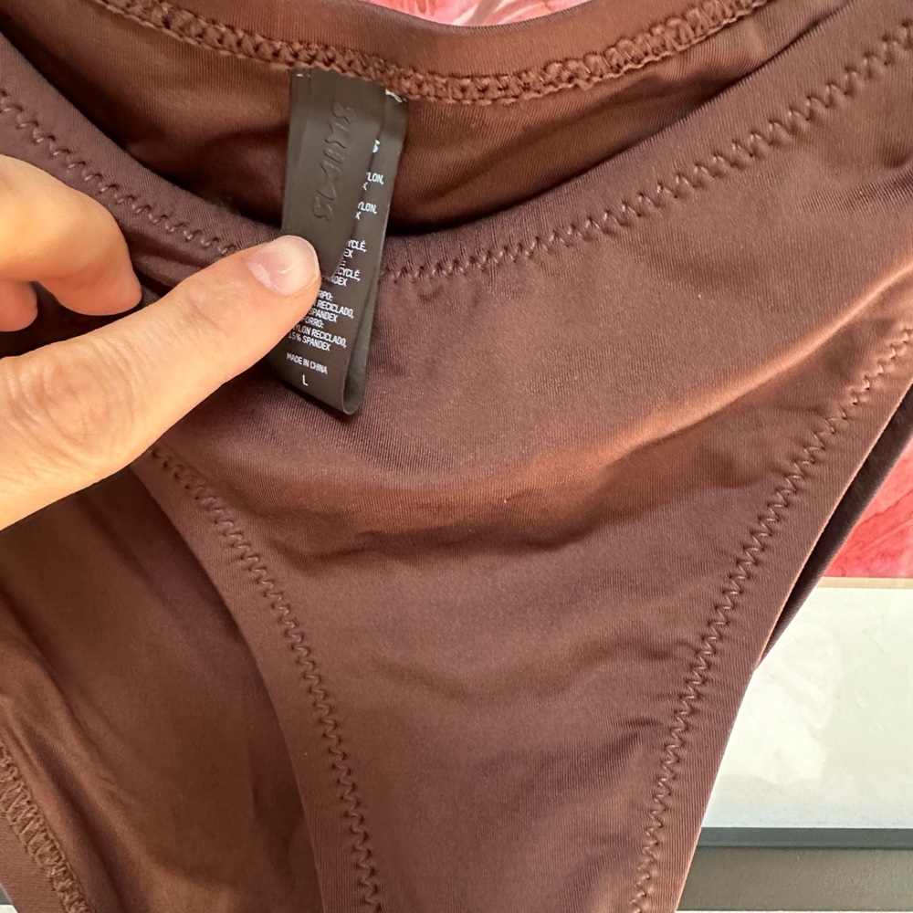 Skims cocoa high rise bottoms - Picture 6 of 9